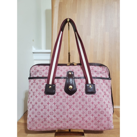 LOUIS VUITTONCherry Monogram Mini Lin Cabas Mary Kate Bag